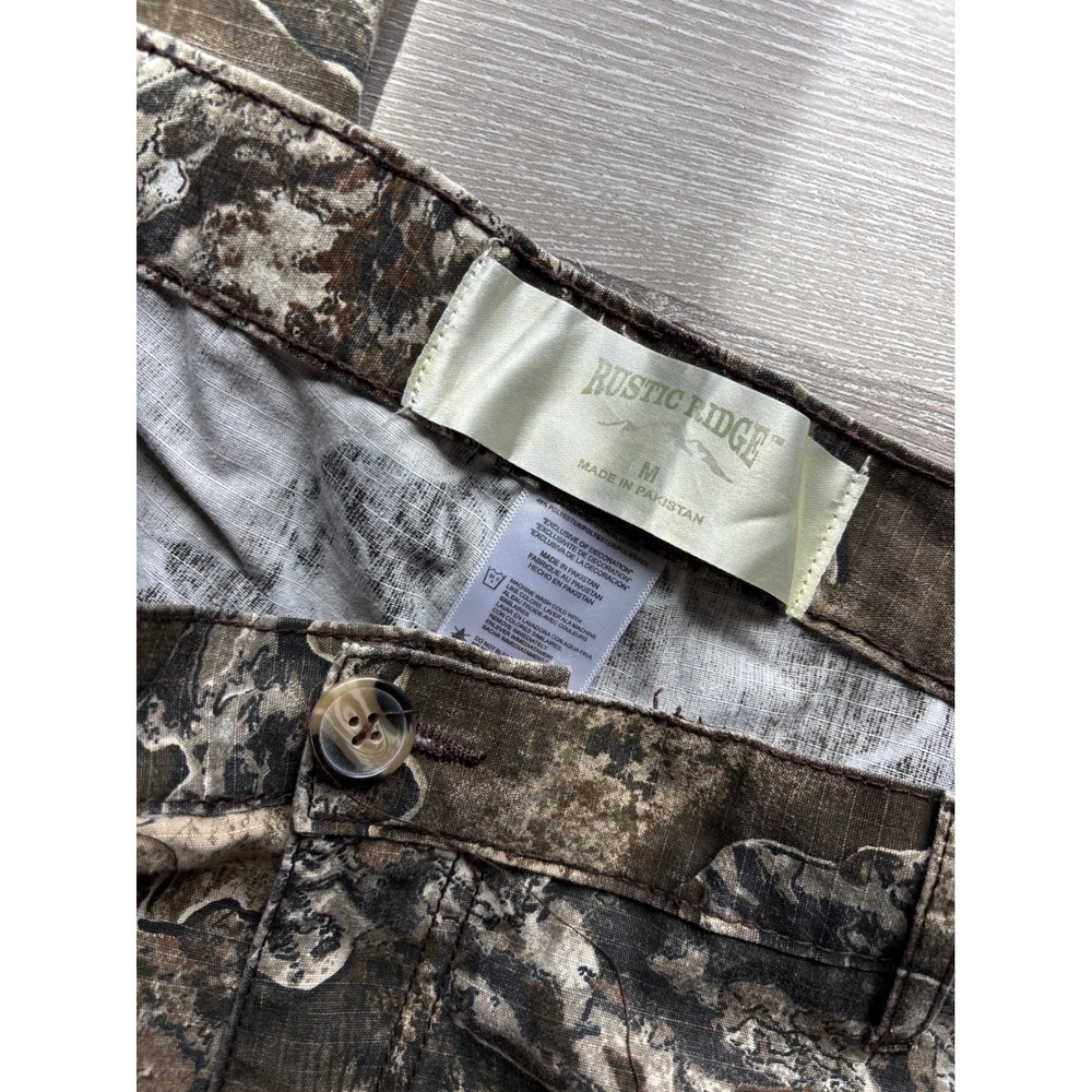 Rustic Ridge Mens M Realtree Excape Camo Cargo Pants Ripstop Hunting Tactical - Picture 4 of 9